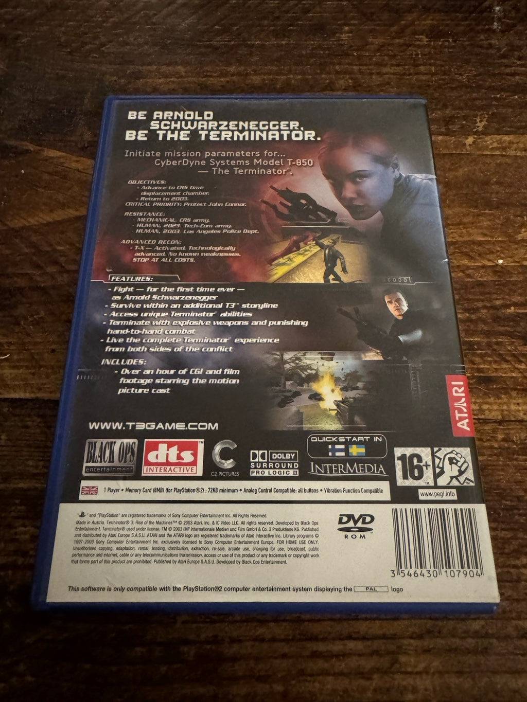 🎮🎮 Terminator 3: Rise of the Machines (Sony PlayStation 2, 2003) 🎮🎮