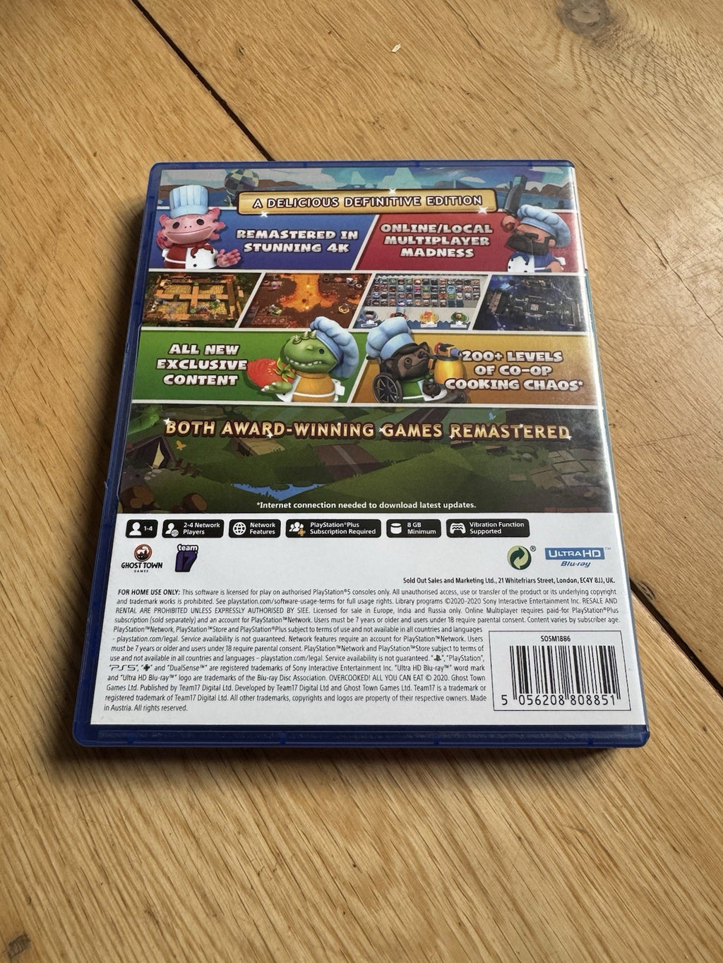 🎮 Overcooked! All You Can Eat (Sony PlayStation 5, 2020) 🎮 🍝🍜