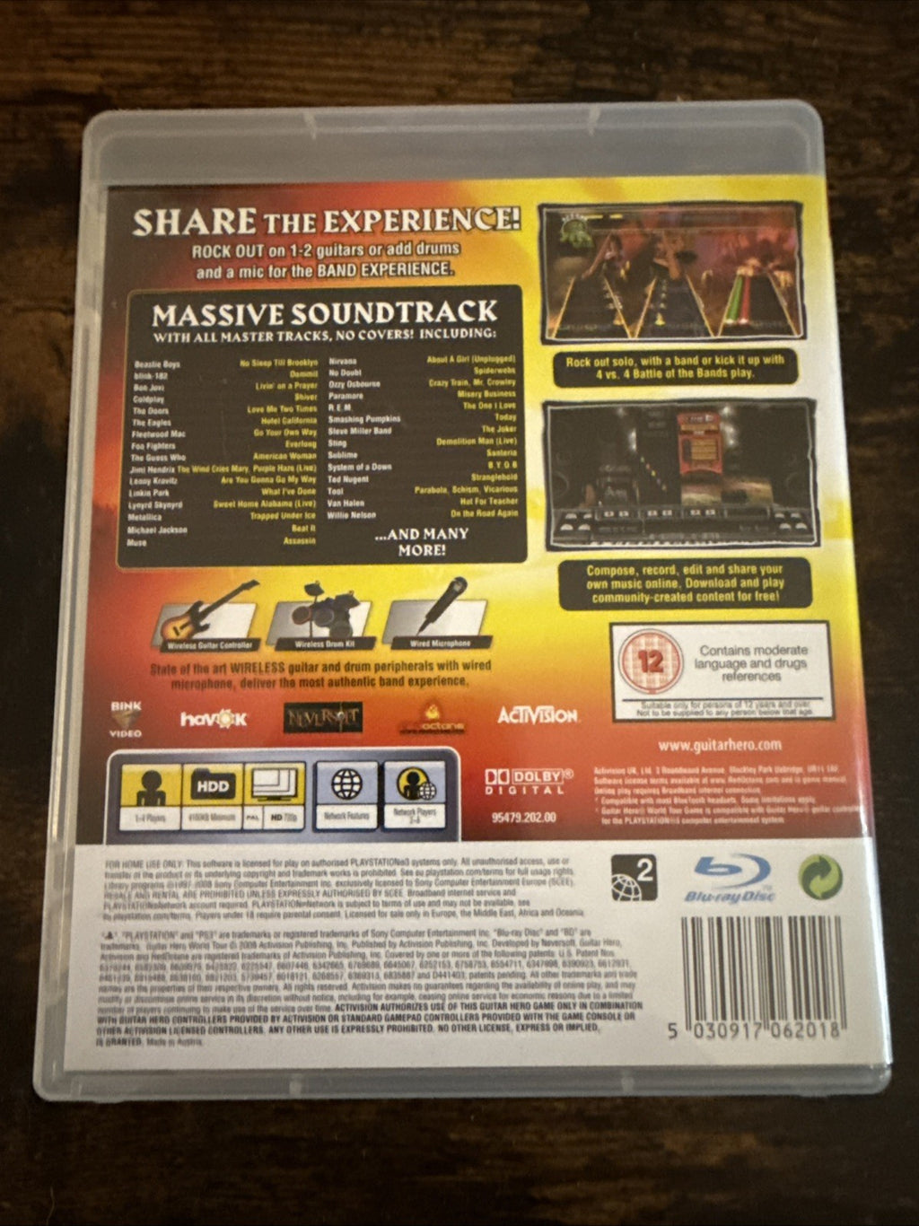 🎮 PlayStation 3: Guitar Hero World Tour ✅ Complete | Tested 💿