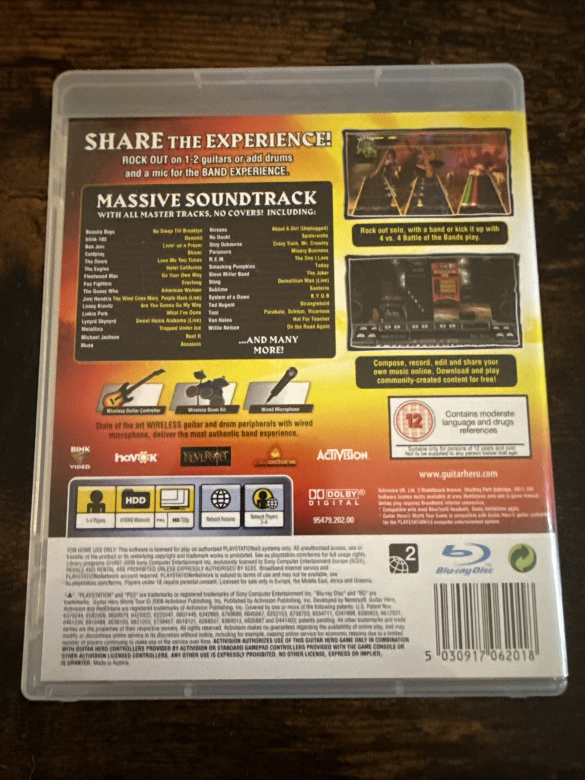 🎮 PlayStation 3: Guitar Hero World Tour ✅ Complete | Tested 💿