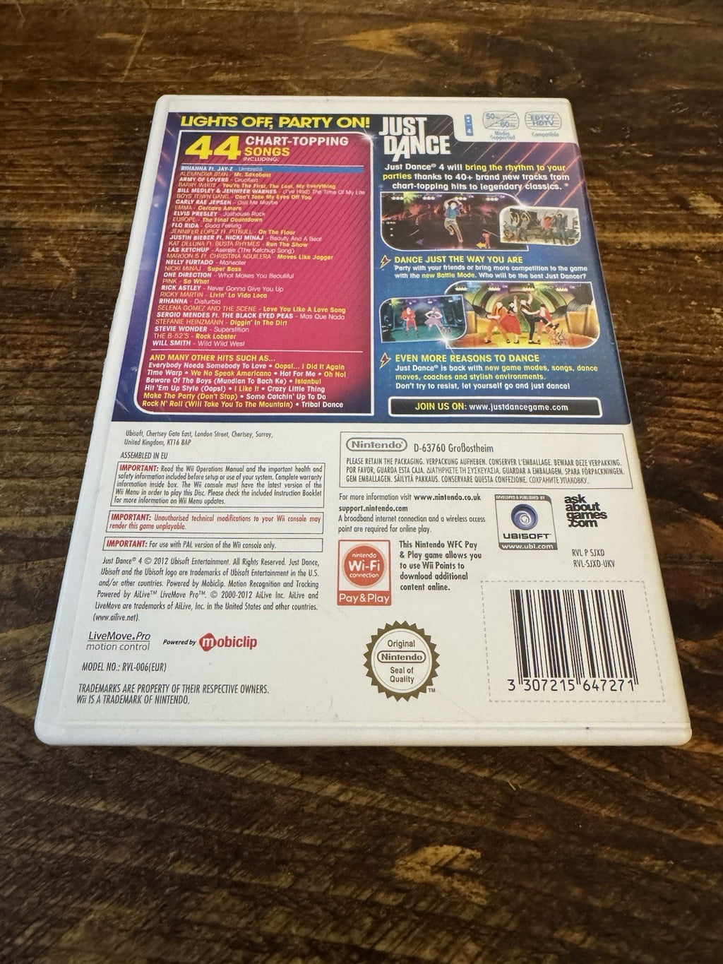 🎮 Just Dance 4 (Nintendo Wii, 2012) 🎮