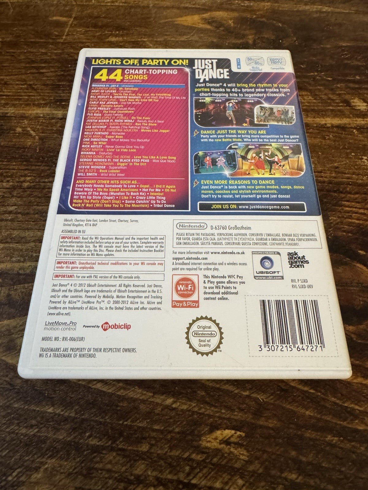 🎮 Just Dance 4 (Nintendo Wii, 2012) 🎮