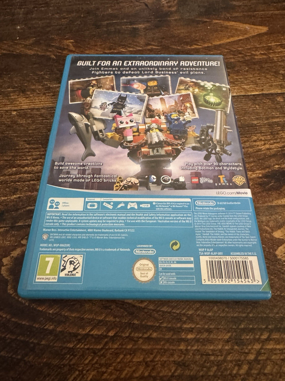 🎮 Nintendo Wii U Lego The Lego Movie Videogame 🎮🌟