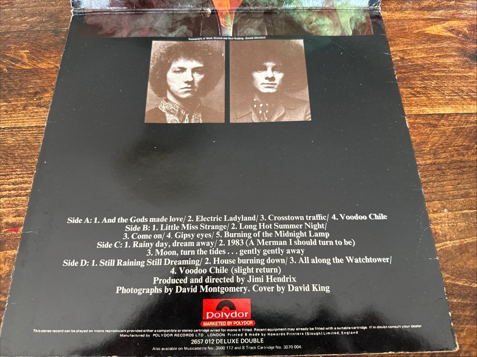 Jimi Hendrix – Electric Ladyland LP UK Polydor Orange Label Banned Cover VG+
