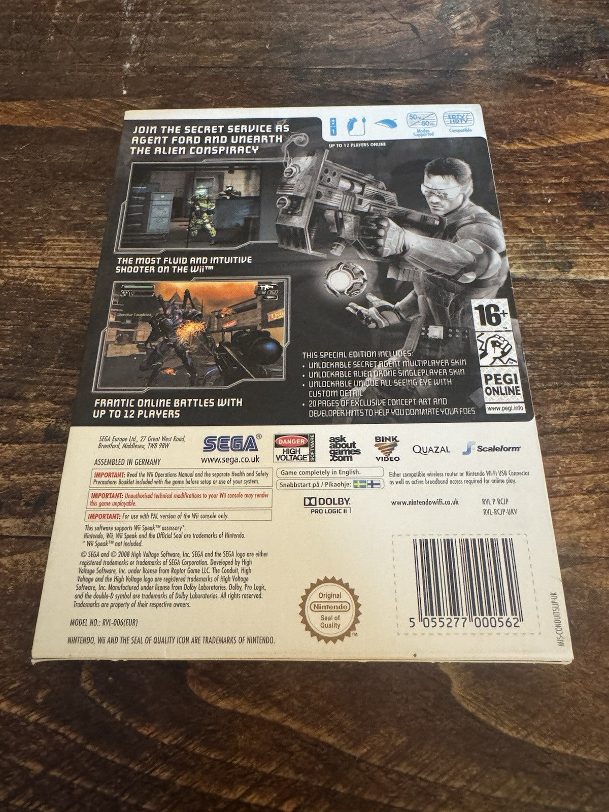 🎮 Nintendo Wii The Conduit (Special Edition)