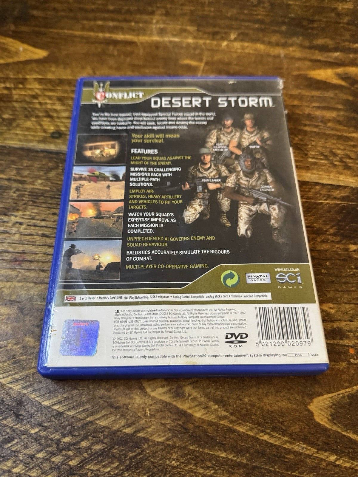 🎮 Conflict: Desert Storm (Sony PlayStation 2, 2002) 🎮