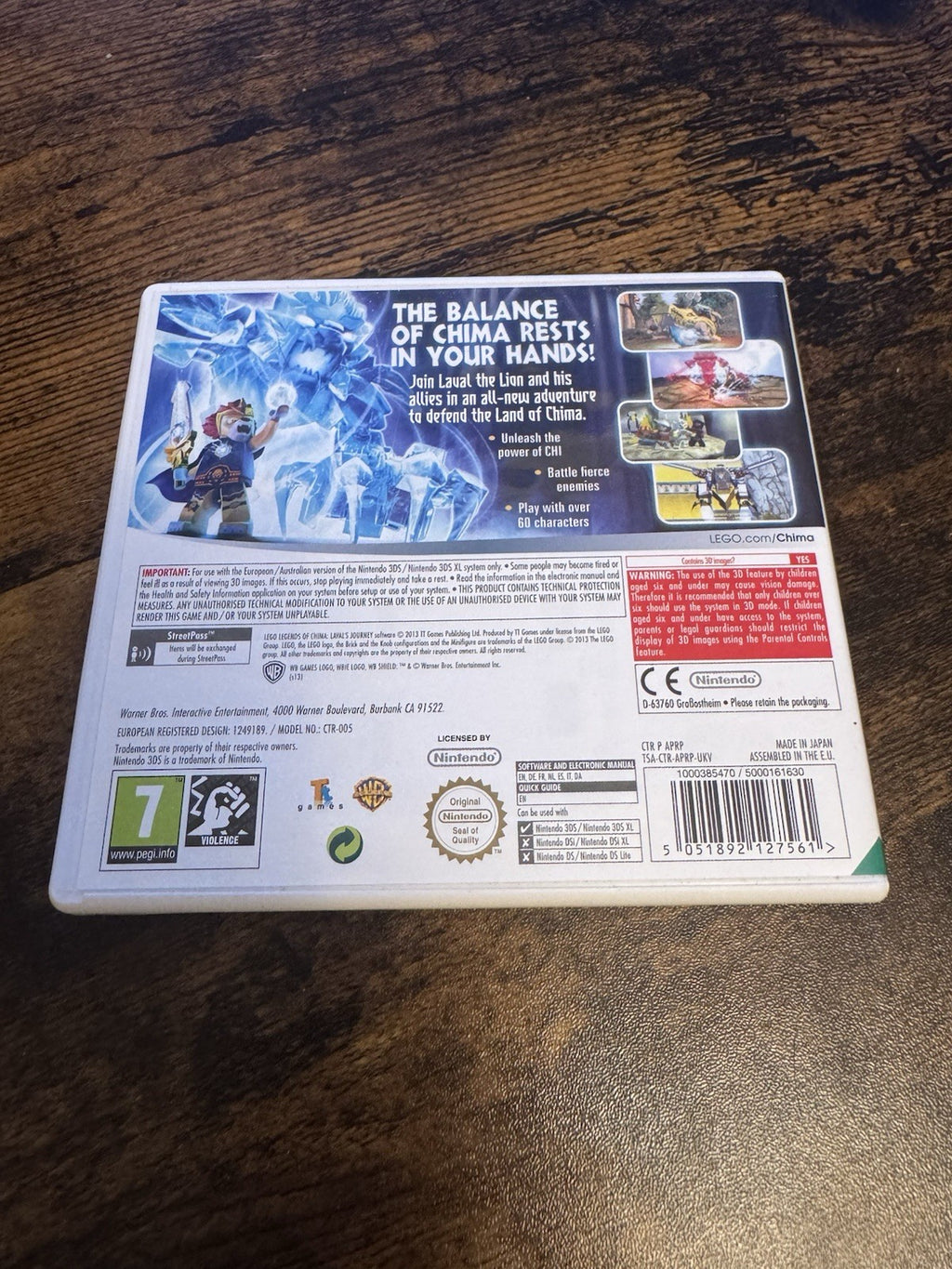 🎮🌟 Nintendo 3DS LEGO Legends of Chima: Laval’s Journey Game 🗡️⚔️