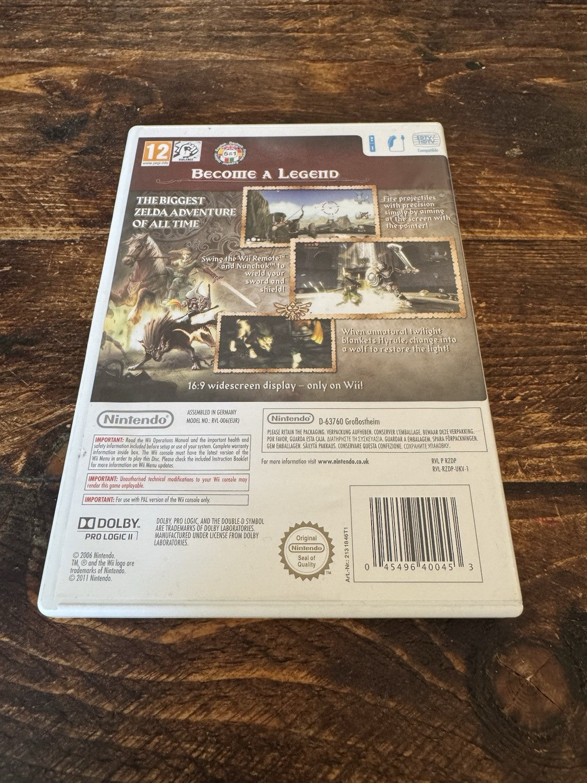 🎮 Nintendo Wii The Legend of Zelda: Twilight Princess Video Game 🎮