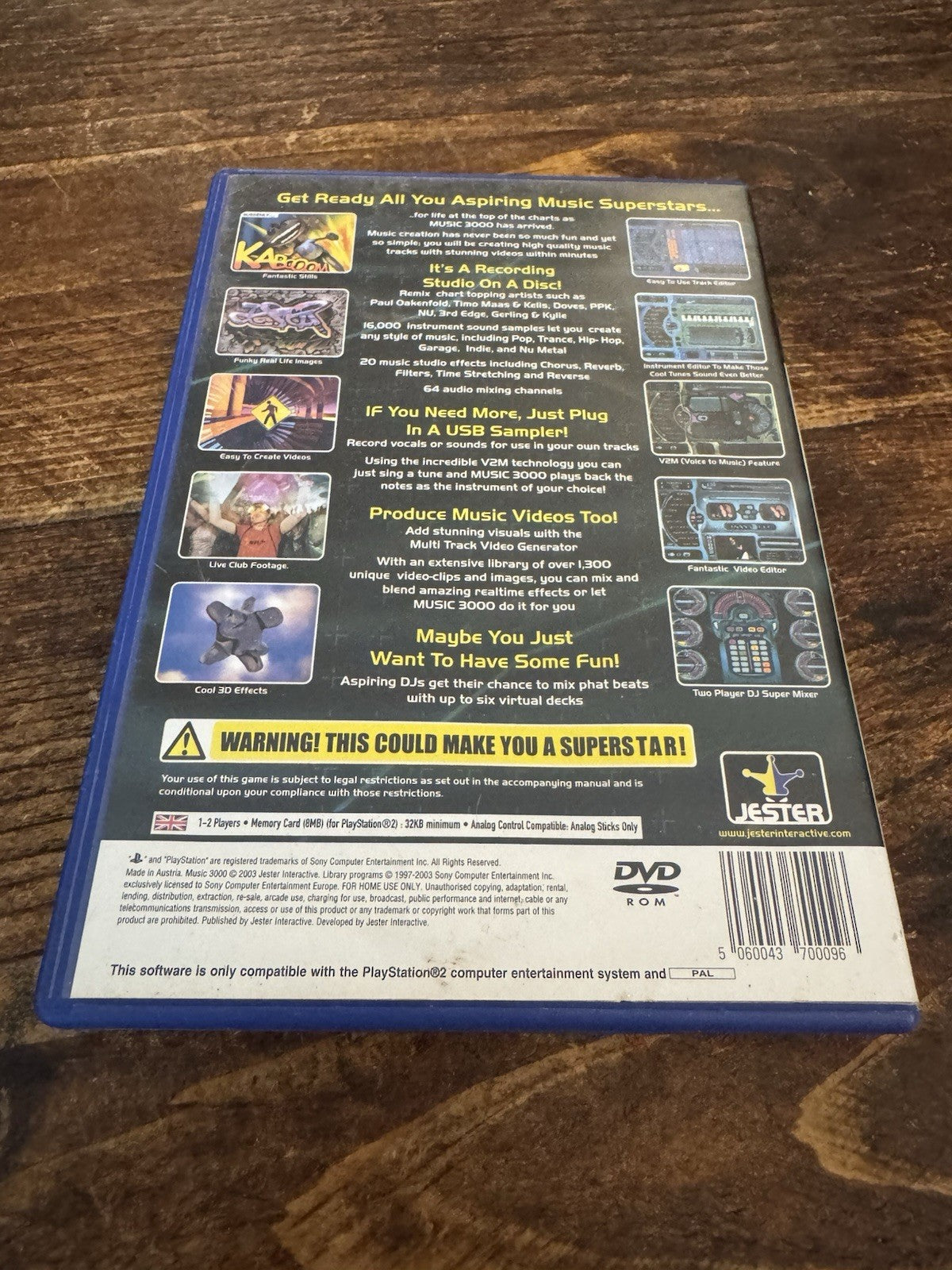 🎮 Music 3000 (Sony PlayStation 2, 2003) 🎮