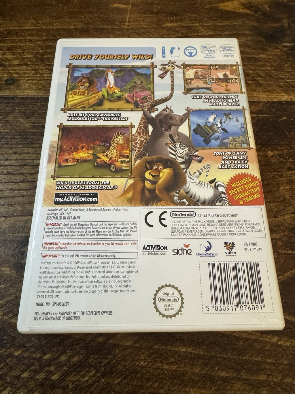 🎮 Madagascar: Kartz (Nintendo Wii, 2009) 🎮