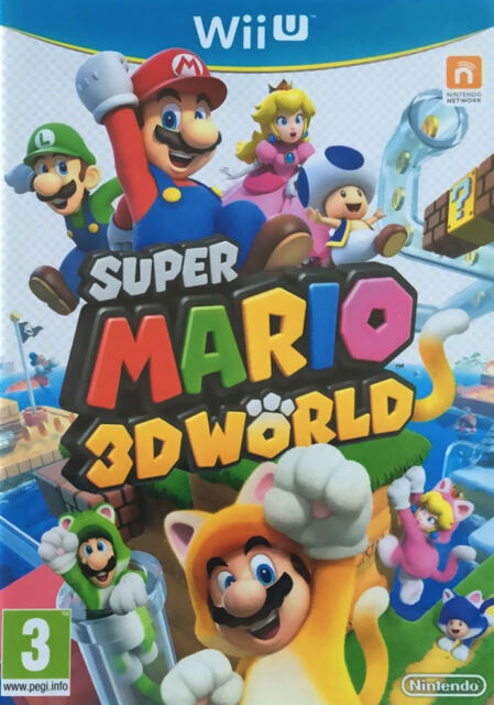🎮 Super Mario 3D World (Nintendo Wii U, 2013) 🎉