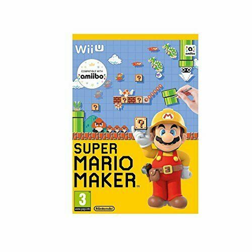 🎮💫Super Mario Maker (Nintendo Wii U, 2015)🎉🌟