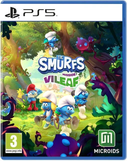 🎮 The Smurfs: Mission Vileaf (Sony PlayStation 5, 2021) BRAND NEW SEALED 🎮