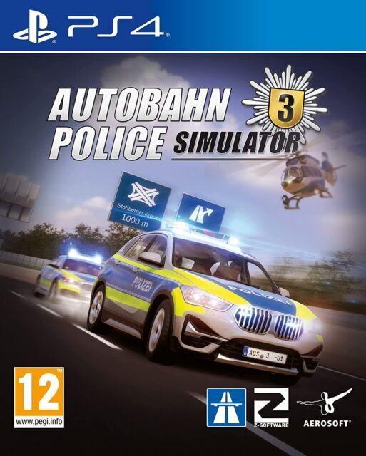 🎮 Sony PlayStation 4 Autobahn Police Simulator 2 🚔🚓